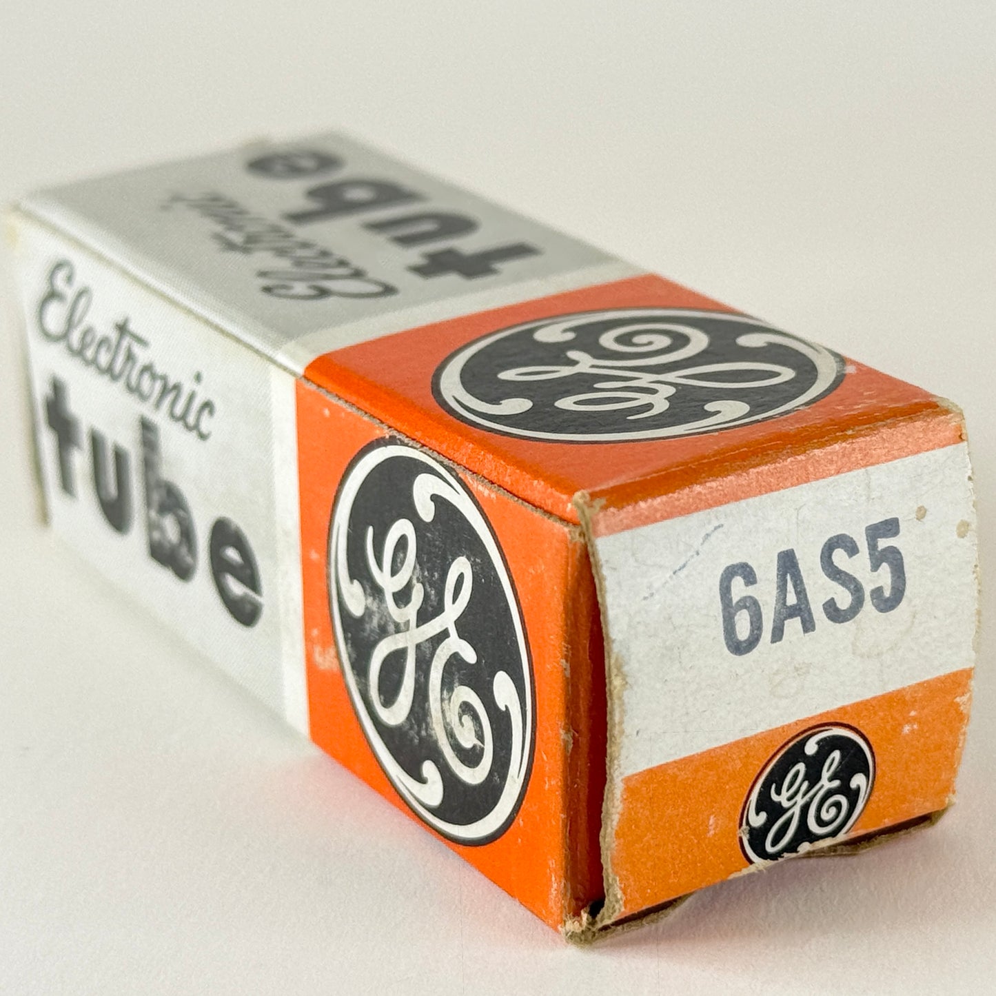 (1) Tested Strong GE 6AS5 Tube with Box Code LW General Electric Vacuum Tube