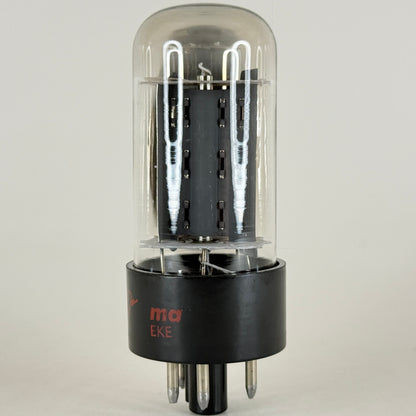 (1) Tested Sylvania 6AX4GTB Tube Red Letters Code ma EKE 6AX4 GT Rectifier Tube