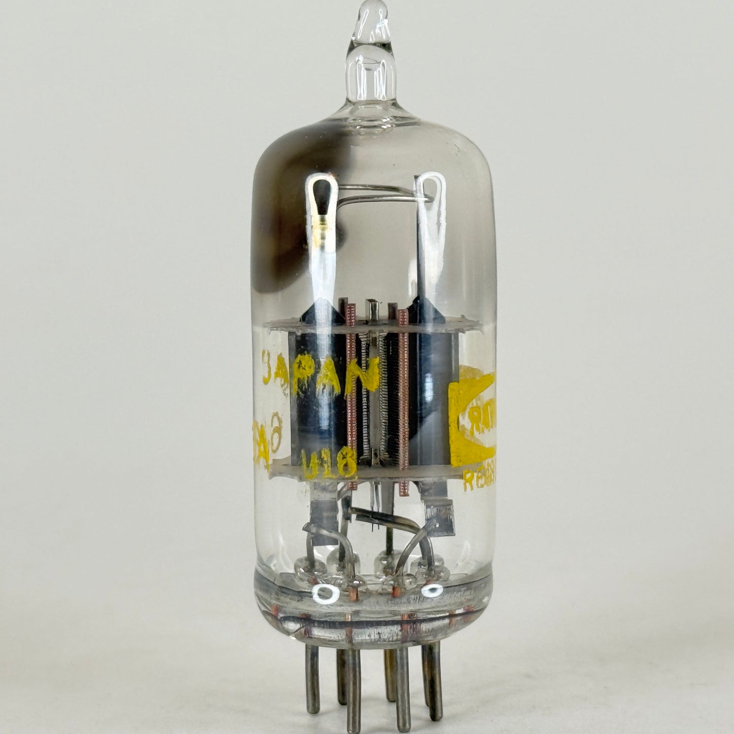 (1) Tested Raytheon 6J6A Tube with Box Japan Code U16 6J6 A Twin Triode Tube