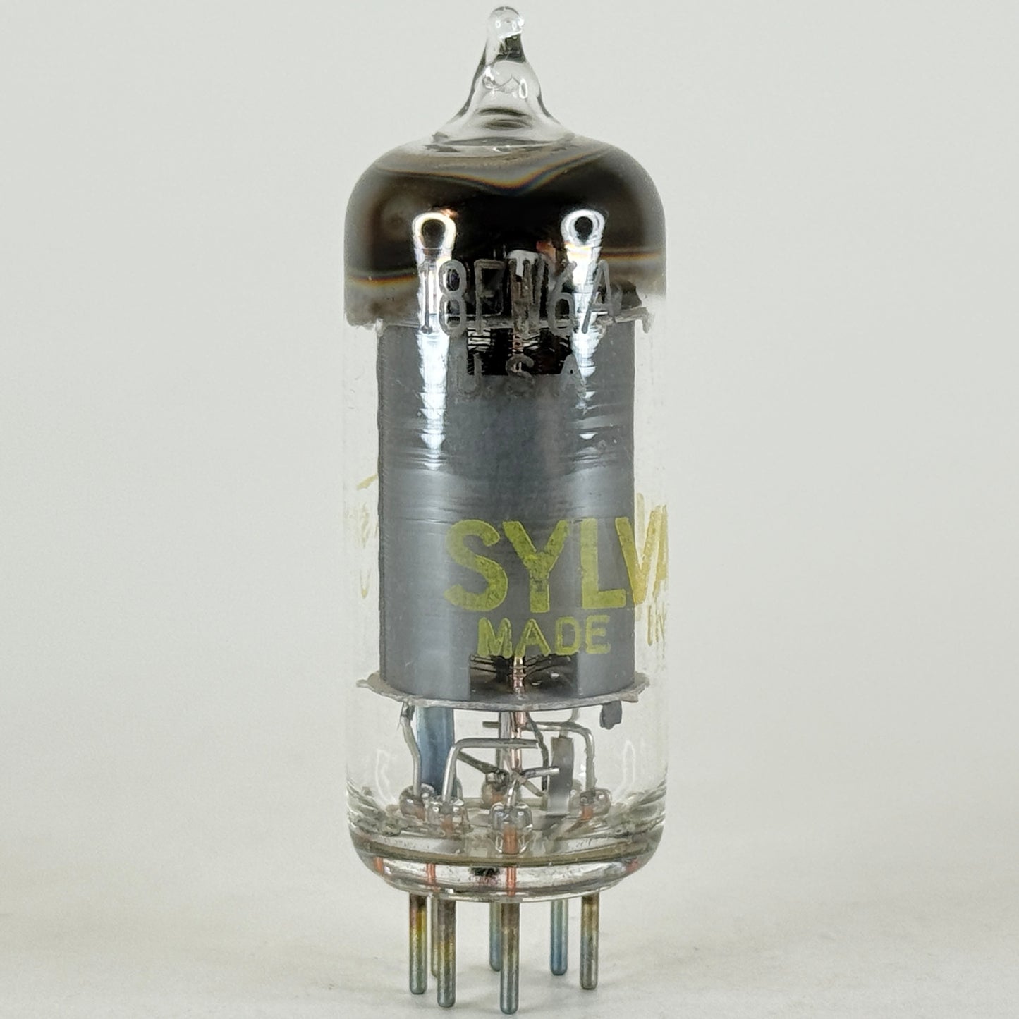 (1) Tested Sylvania 18FW6A Tube with Box Code NR ABK Remote Cutoff Pentode Tube