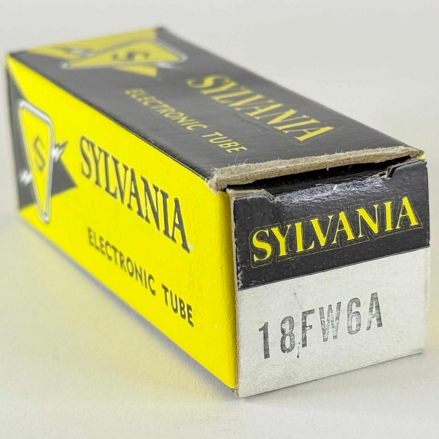 (1) Tested Sylvania 18FW6A Tube with Box Code NR ABK Remote Cutoff Pentode Tube