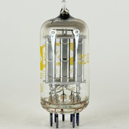 (1) Tested Raytheon 6T8A Tube and Box Japan Code Q08 Triple Diode High Mu Triode
