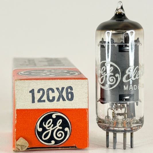 (1) Tested GE 12CX6 Tube with Box Code 62-17 Sharp Cutoff Pentode Vacuum Tube