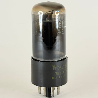 (1) Tested Westinghouse 50L6GT Tube Date Code 5R04 50L6 GT Power Amplifier Tube