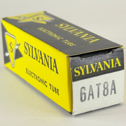 (1) Tested Sylvania 6AT8A Tube and Box Code de JAL Triode Pentode Converter Tube