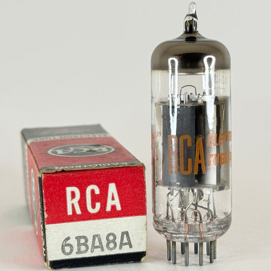 (1) Tested 1965 RCA 6BA8A Tube Code AW Medium Mu Triode Cutoff Pentode 6BA8 Tube