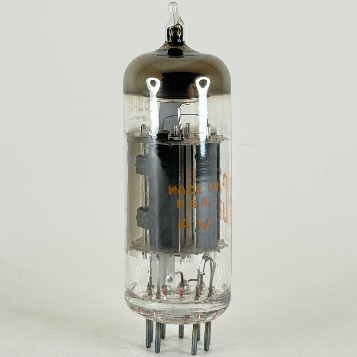 (1) Tested RCA 6BA8A Tube Date Code AW Medium Mu Triode Cutoff Pentode 6BA8 Tube