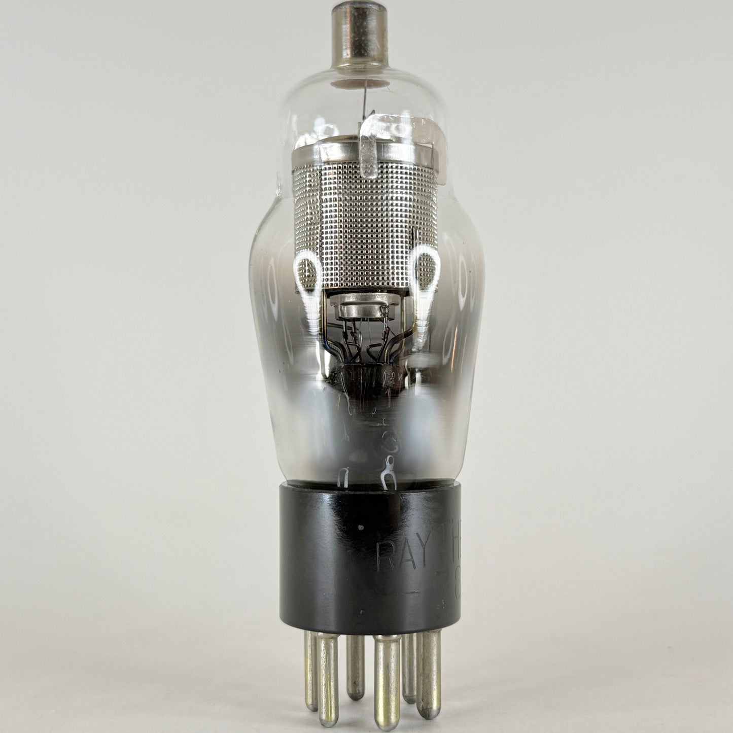(1) Tested Raytheon Type 78 Tube Engraved Base Shouldered Pentode Vacuum Tube