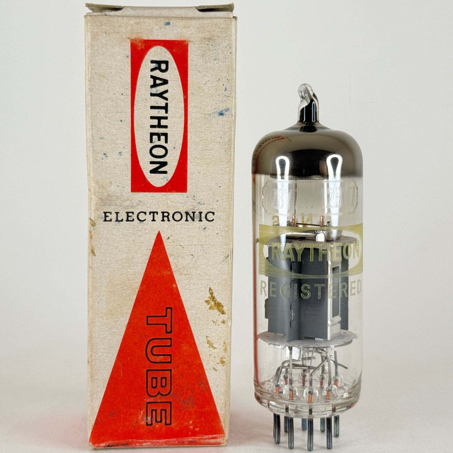 (1) Tested Raytheon 12BY7A 12BV7 Tube & Box Japan Code N-16 Pentode 12BY7 A Tube
