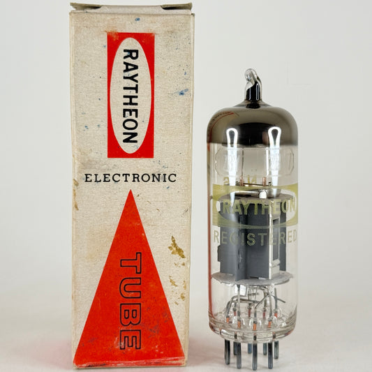 (1) Tested Raytheon 12BY7A 12BV7 Tube & Box Japan Code N-16 Pentode 12BY7 A Tube