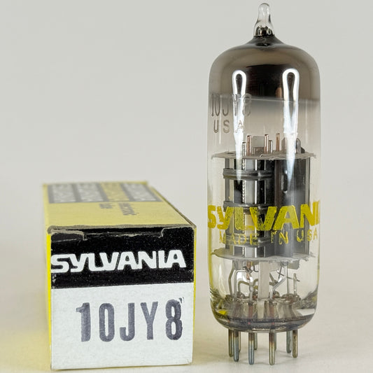 (1) Tested 1973 Sylvania 10JY8 Tube with Box Code hj ACG Triode Pentode Tube