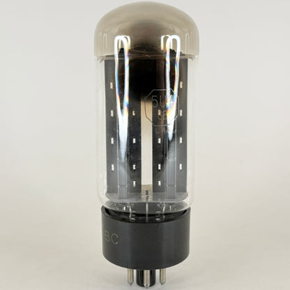 (1) Tested Sylvania 5U4GB Tube Shiny Black Plates Dual Side Getters Code BC