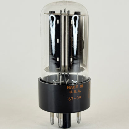 (1) Tested RCA 6AX5GT Tube Code 67-09 6AX5 GT Full Wave Rectifier Vacuum Tube