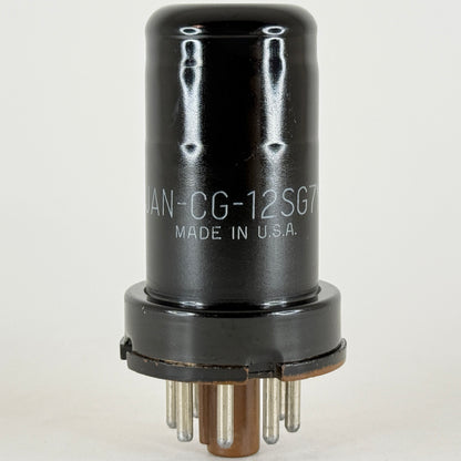 (1) Tested GE JAN CG 12SG7Y Tube Code 61-17 Mil Spec Remote Cutoff Pentode Tube