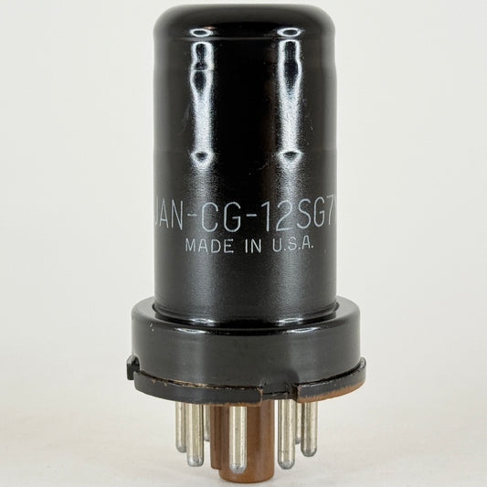 (1) Tested GE JAN CG 12SG7Y Tube Code 61-17 Mil Spec Remote Cutoff Pentode Tube