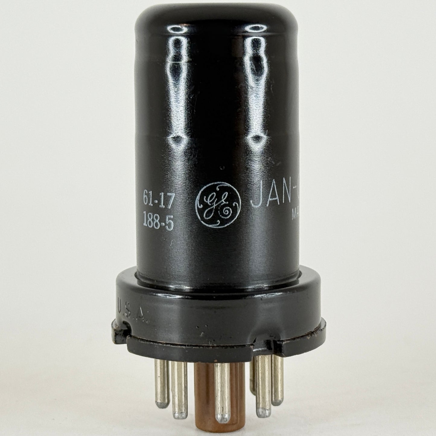 (1) Tested GE JAN CG 12SG7Y Tube Code 61-17 Mil Spec Remote Cutoff Pentode Tube