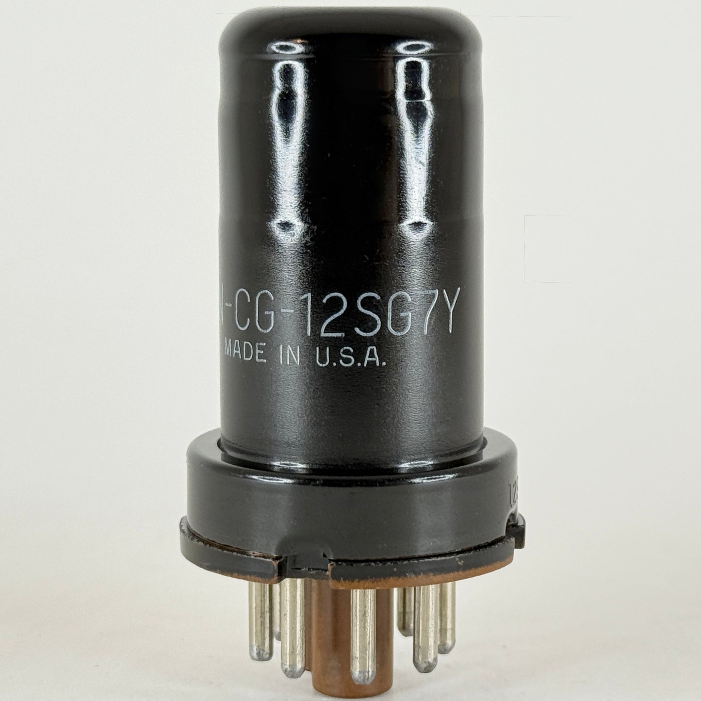 (1) Tested GE JAN CG 12SG7Y Tube Code 61-17 Mil Spec Remote Cutoff Pentode Tube