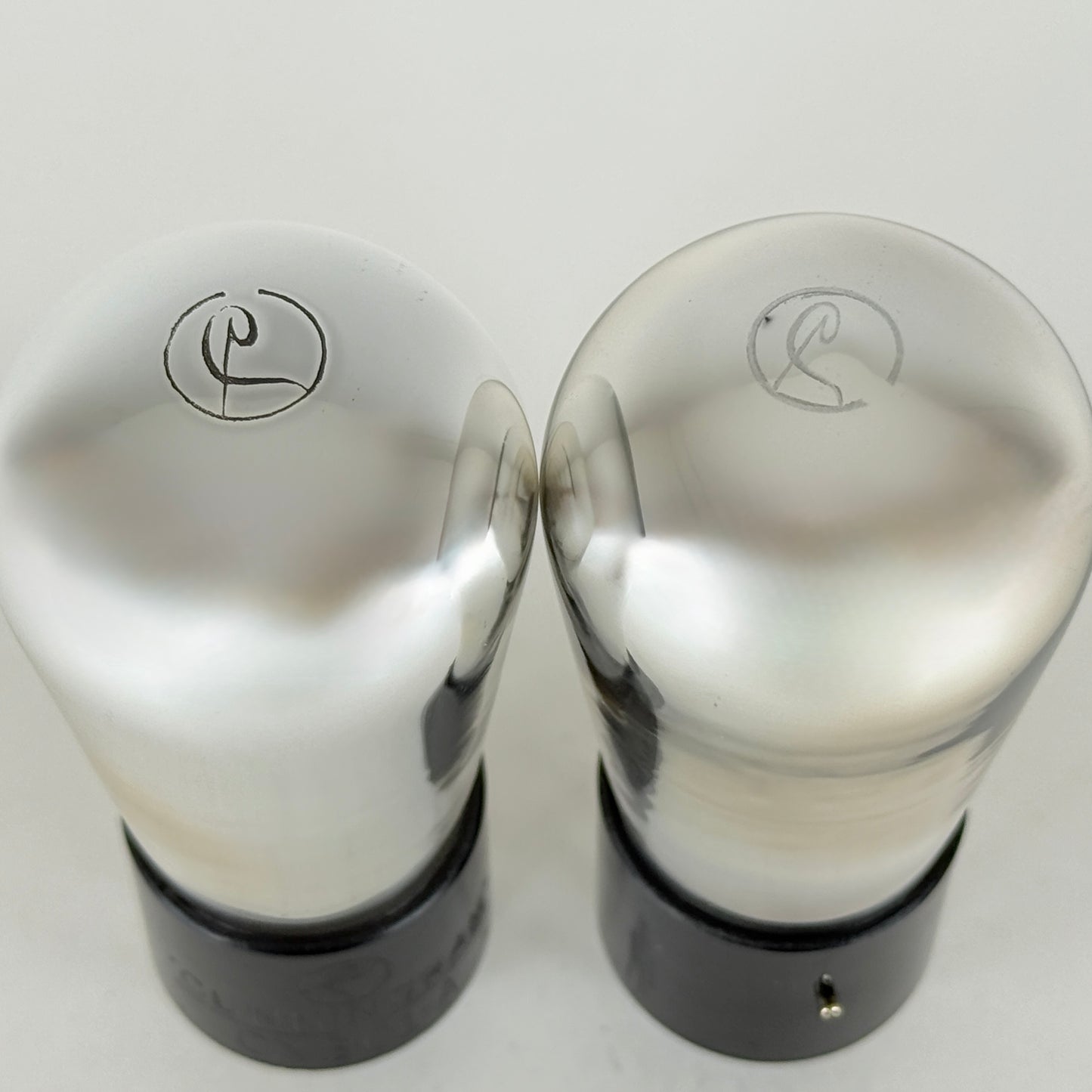 Tested Matched Pair Cunningham CX 301 A Tubes Type 01A Tubes Globe Brass Pins