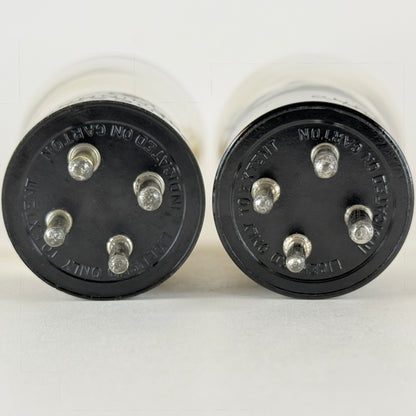 Tested Matched Pair Cunningham CX 301 A Tubes Type 01A Tubes Globe Brass Pins