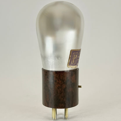 (1) Tested Perryman PA 171 Tube Type 71A Marbled Brown Bakelite Base Globe