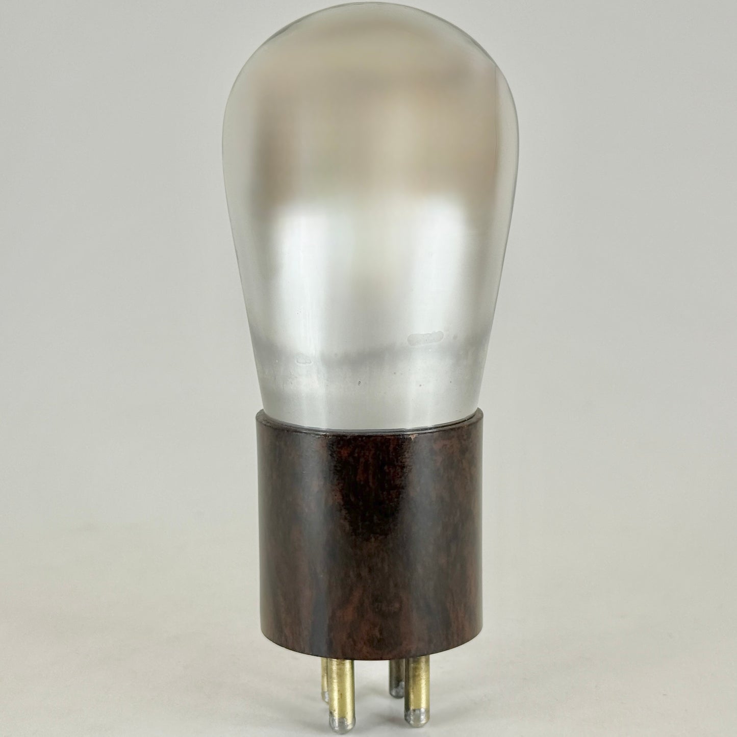(1) Tested Perryman PA 171 Tube Type 71A Marbled Brown Bakelite Base Globe