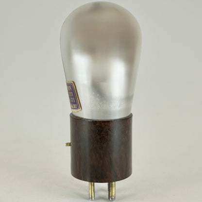 (1) Tested Perryman PA 171 Tube Type 71A Marbled Brown Bakelite Base Globe