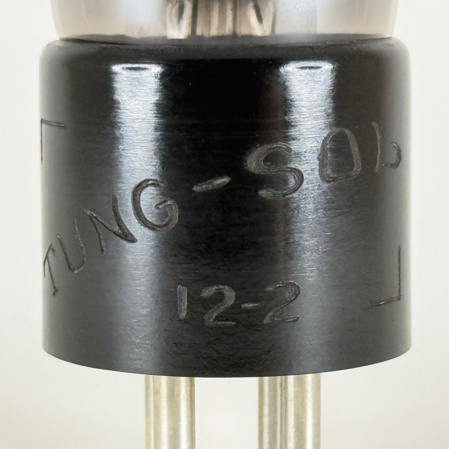 (1) Tested Tung Sol 201-A Tube Type 01A Tube Engraved Base Globe Tube Code 12-2