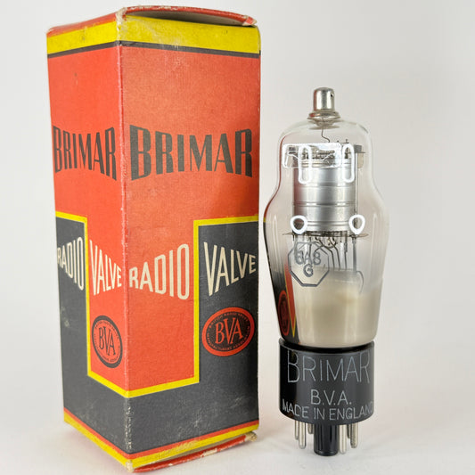 (1) Tested Strong Brimar 6A8G Tube with Box Made in England Pentagrid Converter