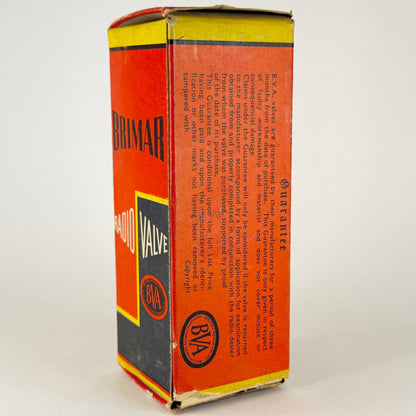 (1) Tested Strong Brimar 6A8G Tube with Box Made in England Pentagrid Converter