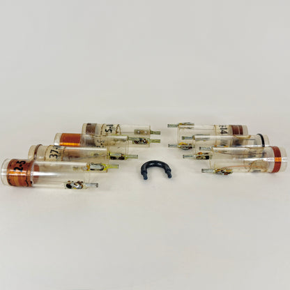 Lot of (7) Vintage Radio RF Plug-in Coils 2 MC to 100 MC For Ham Radio and More
