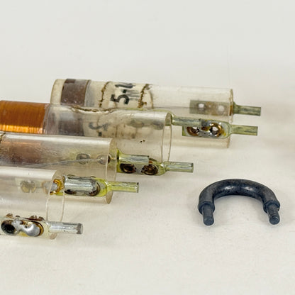 Lot of (7) Vintage Radio RF Plug-in Coils 2 MC to 100 MC For Ham Radio and More