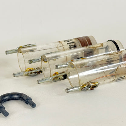 Lot of (7) Vintage Radio RF Plug-in Coils 2 MC to 100 MC For Ham Radio and More