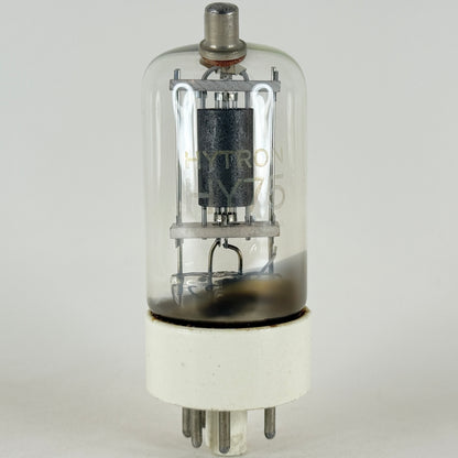 (1) Tested Strong Hytron HY75 Tube Dual Caps Ceramic Base Power Triode Tube