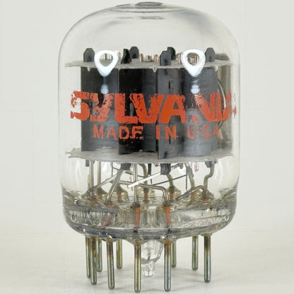 (1) Tested Sylvania 6U10 Tube Red Letters Code gl ACF Three Section Compactron