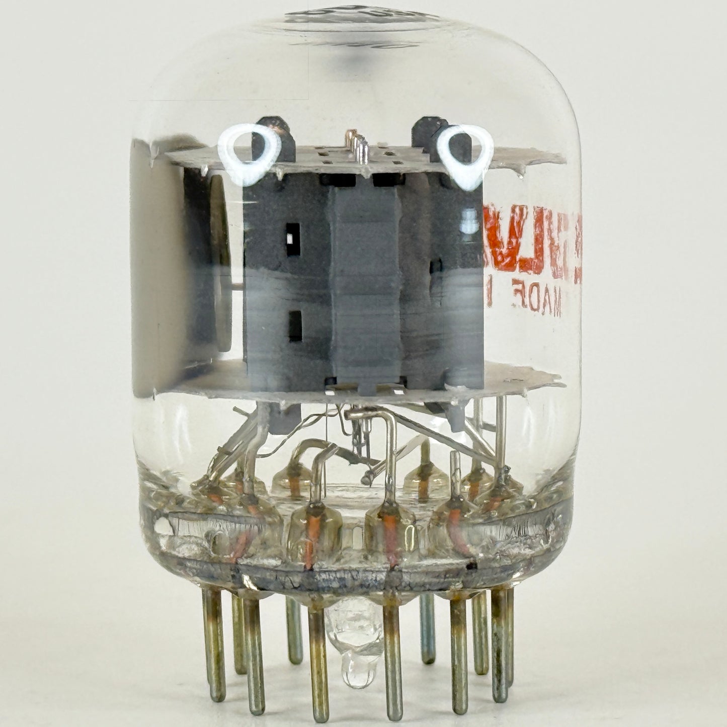 (1) Tested Sylvania 6U10 Tube Red Letters Code gl ACF Three Section Compactron