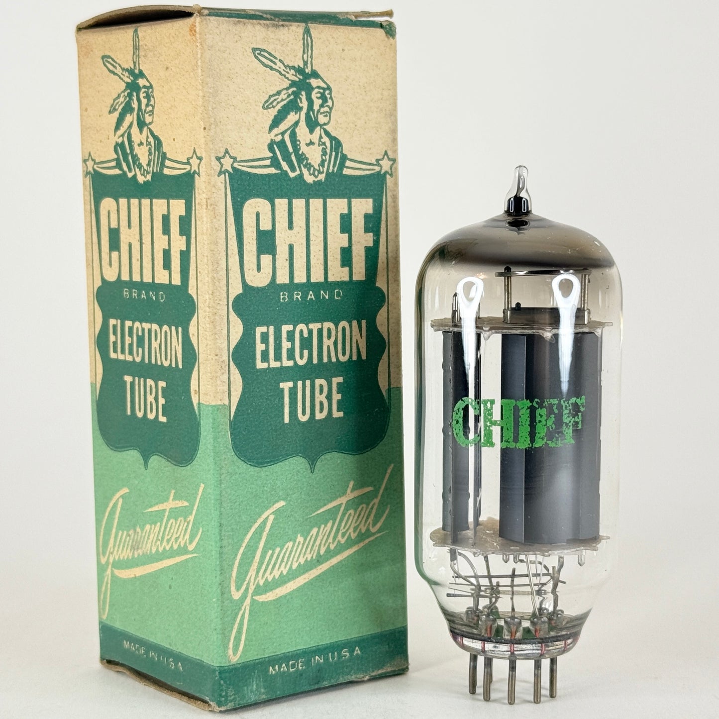 (1) Tested Chief 6HZ8 Tube with Box High Mu Triode Pentode Vacuum Tube
