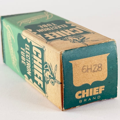 (1) Tested Chief 6HZ8 Tube with Box High Mu Triode Pentode Vacuum Tube