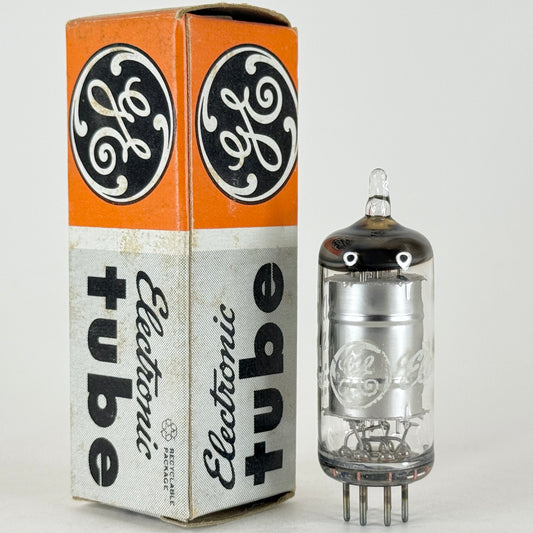 (1) Tested GE 12AD6 Tube with Box Code FI General Electric Heptode Vacuum Tube