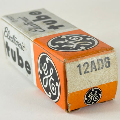 (1) Tested GE 12AD6 Tube with Box Code FI General Electric Heptode Vacuum Tube