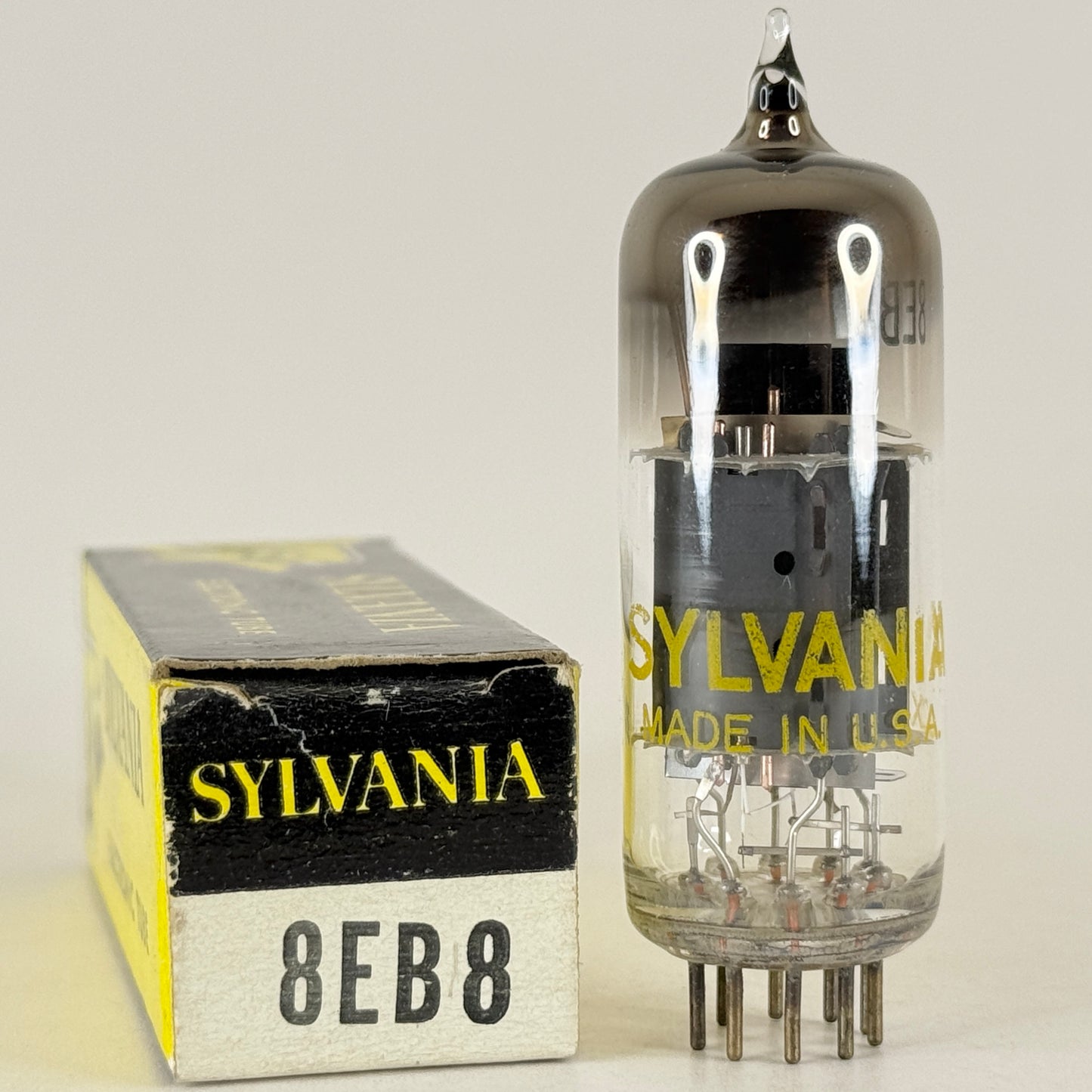 (1) Tested Strong Sylvania 6EB8 Tube with Box Date Code ECX Triode Pentode Tube