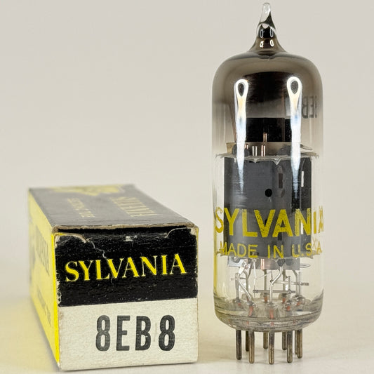(1) Tested Strong Sylvania 6EB8 Tube with Box Date Code ECX Triode Pentode Tube