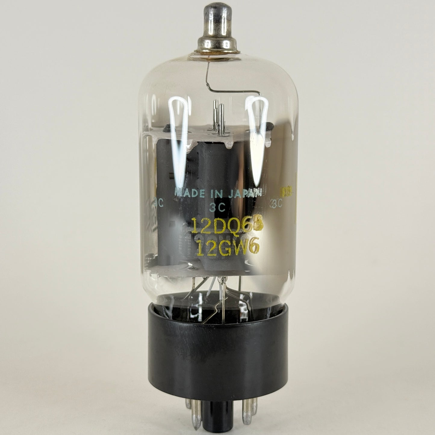 (1) Tested Raytheon 12DQ6B 12GW8 Tube Made in Japan Code 3C 12DQ6 B Power Tube