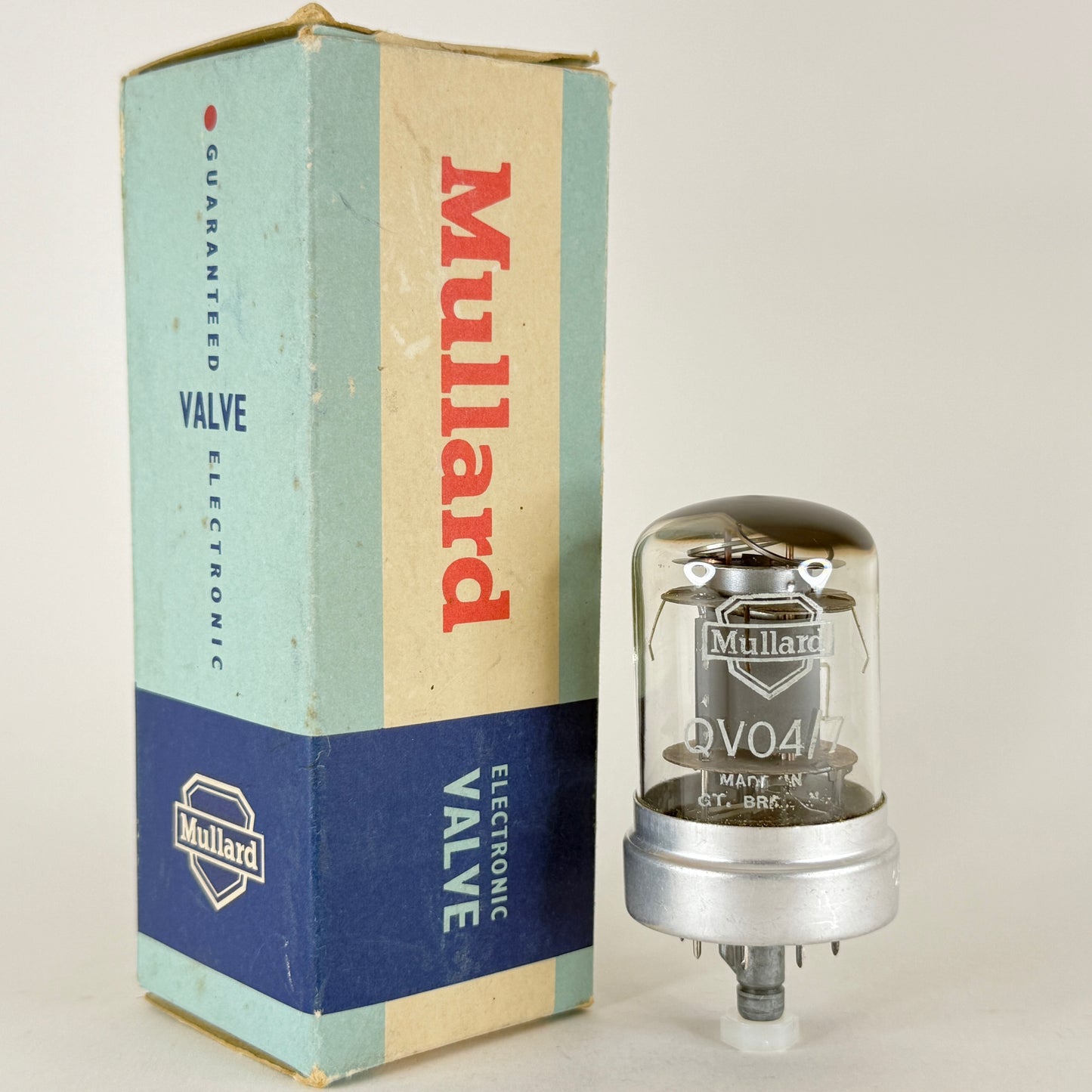 Untested Mullard CV309 QV04-7 Tube with Box Code B3D3 Great Britain Beam Power