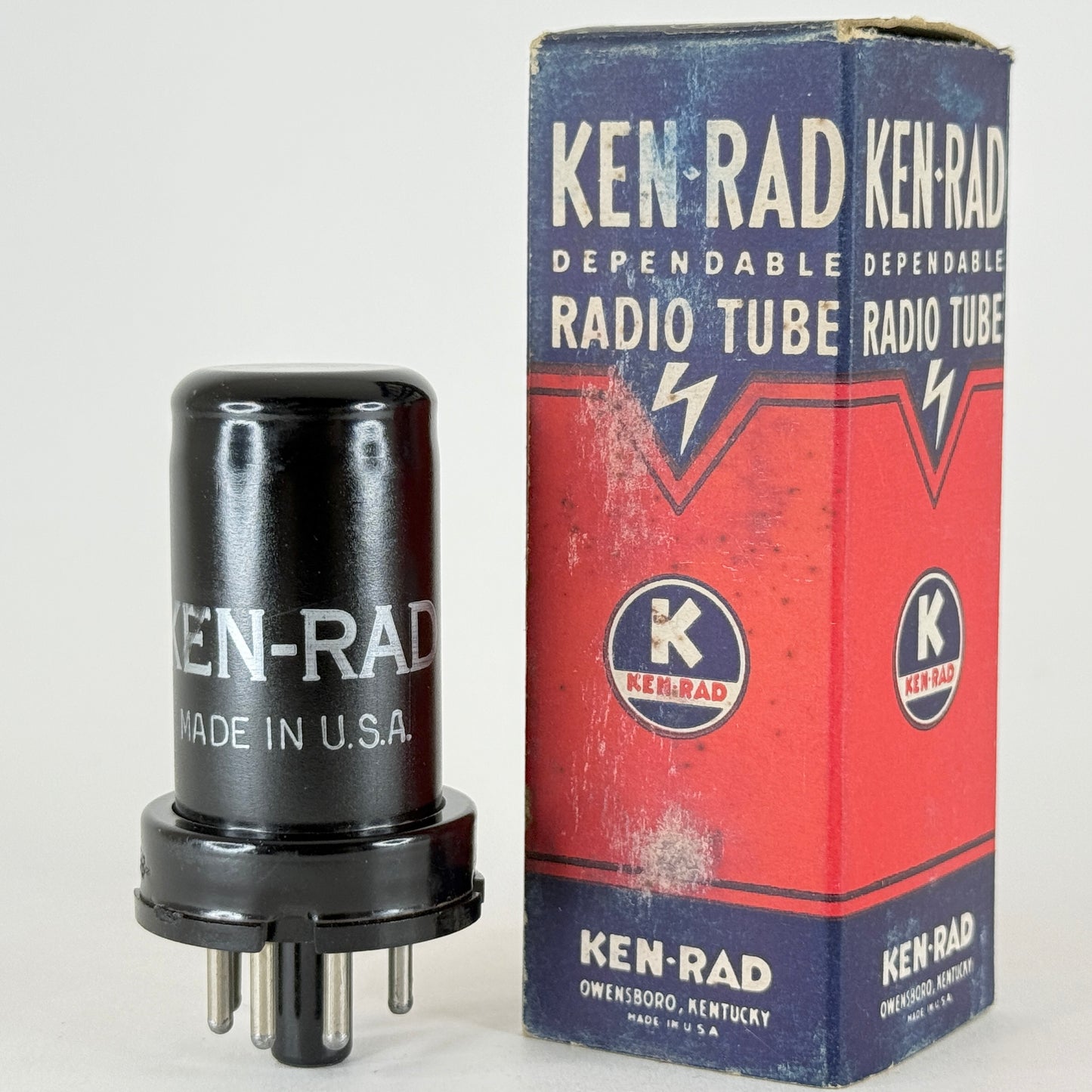 (1) Tested Ken Rad 12SF5 Tube with Original Box Date Code 743 Triode Vacuum Tube