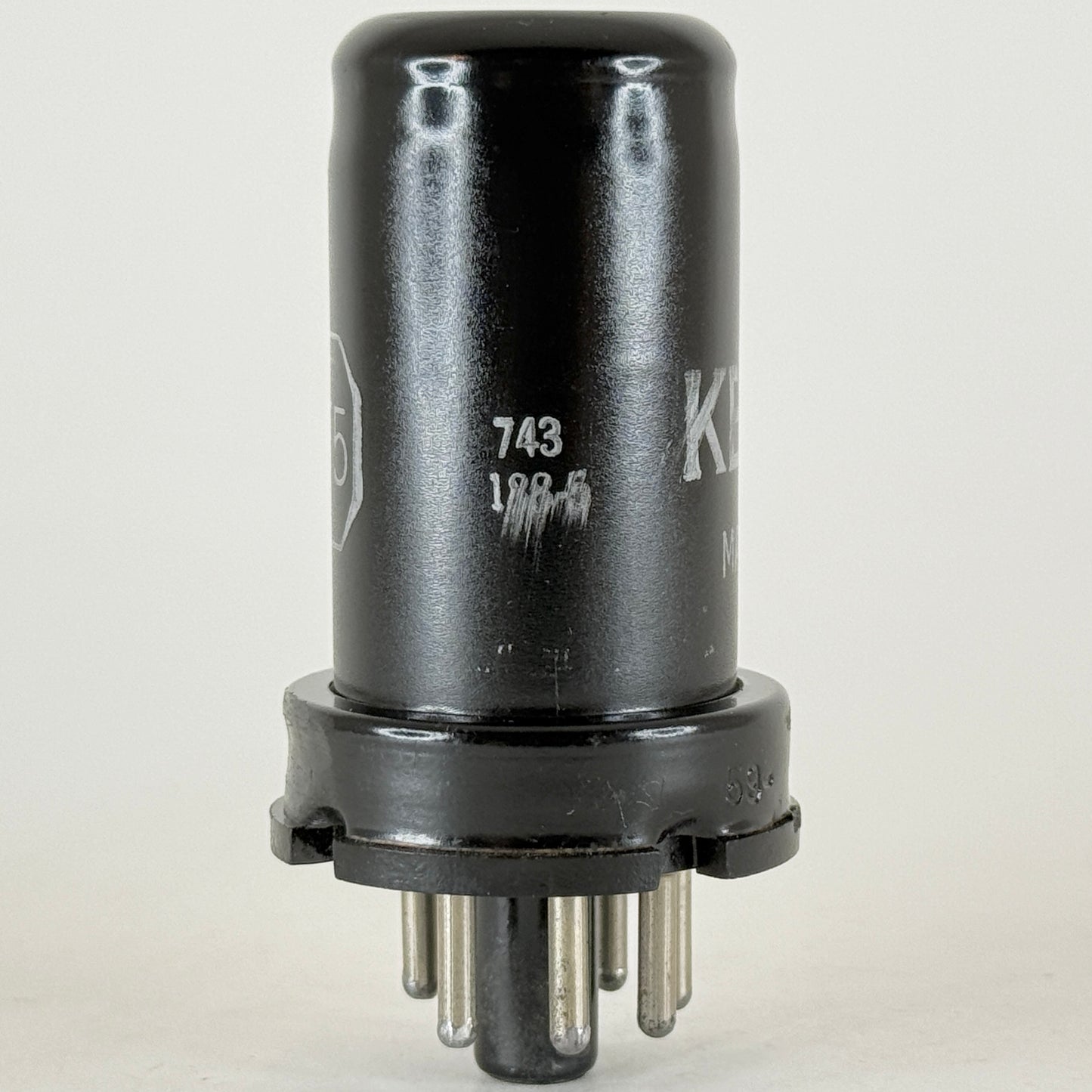 (1) Tested Ken Rad 12SF5 Tube with Original Box Date Code 743 Triode Vacuum Tube