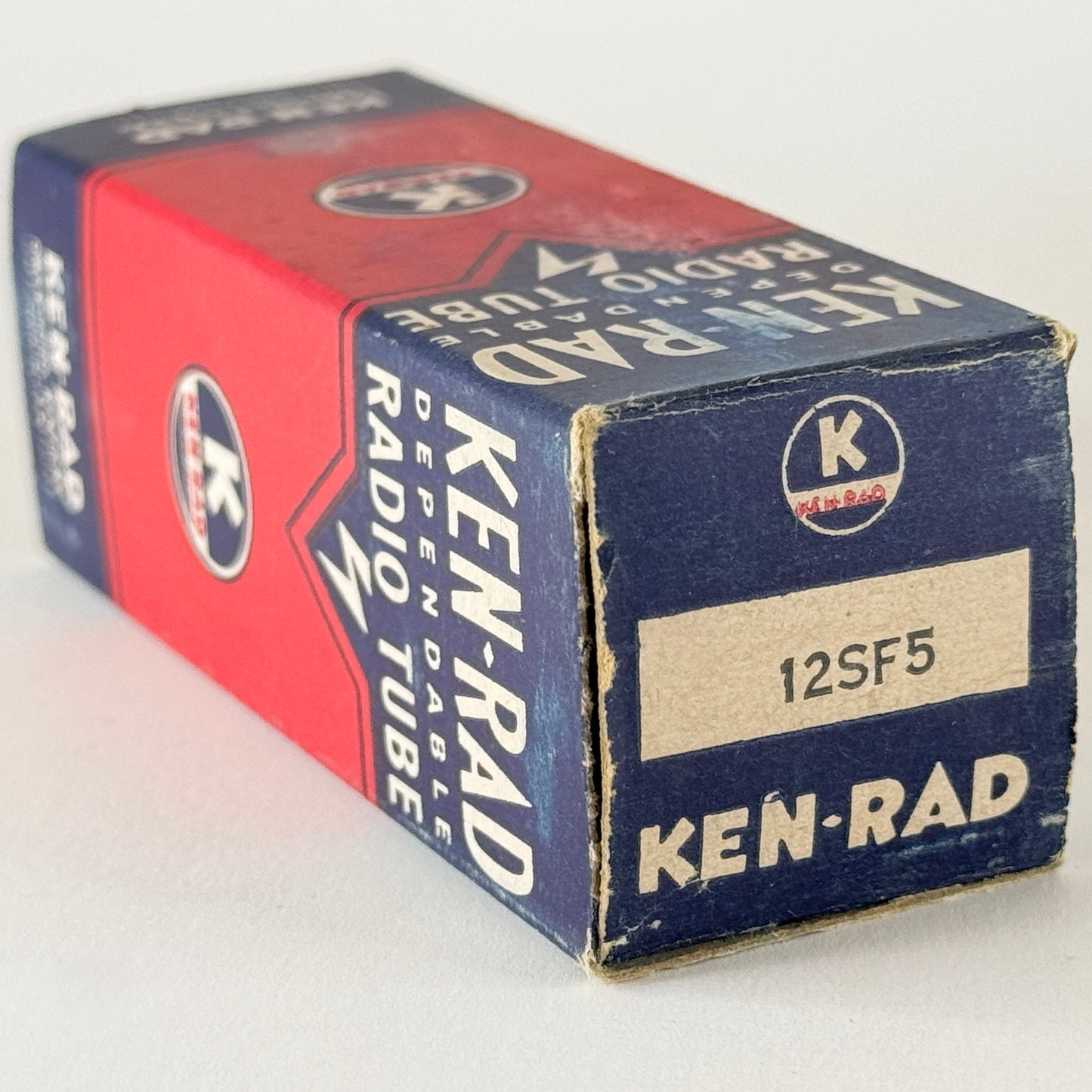 (1) Tested Ken Rad 12SF5 Tube with Original Box Date Code 743 Triode Vacuum Tube