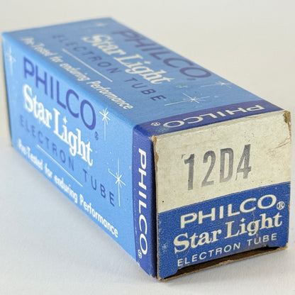 (1) Tested Philco Starlight 12D4 Tube with Box Code DBW Half Wave Rectifier (a)