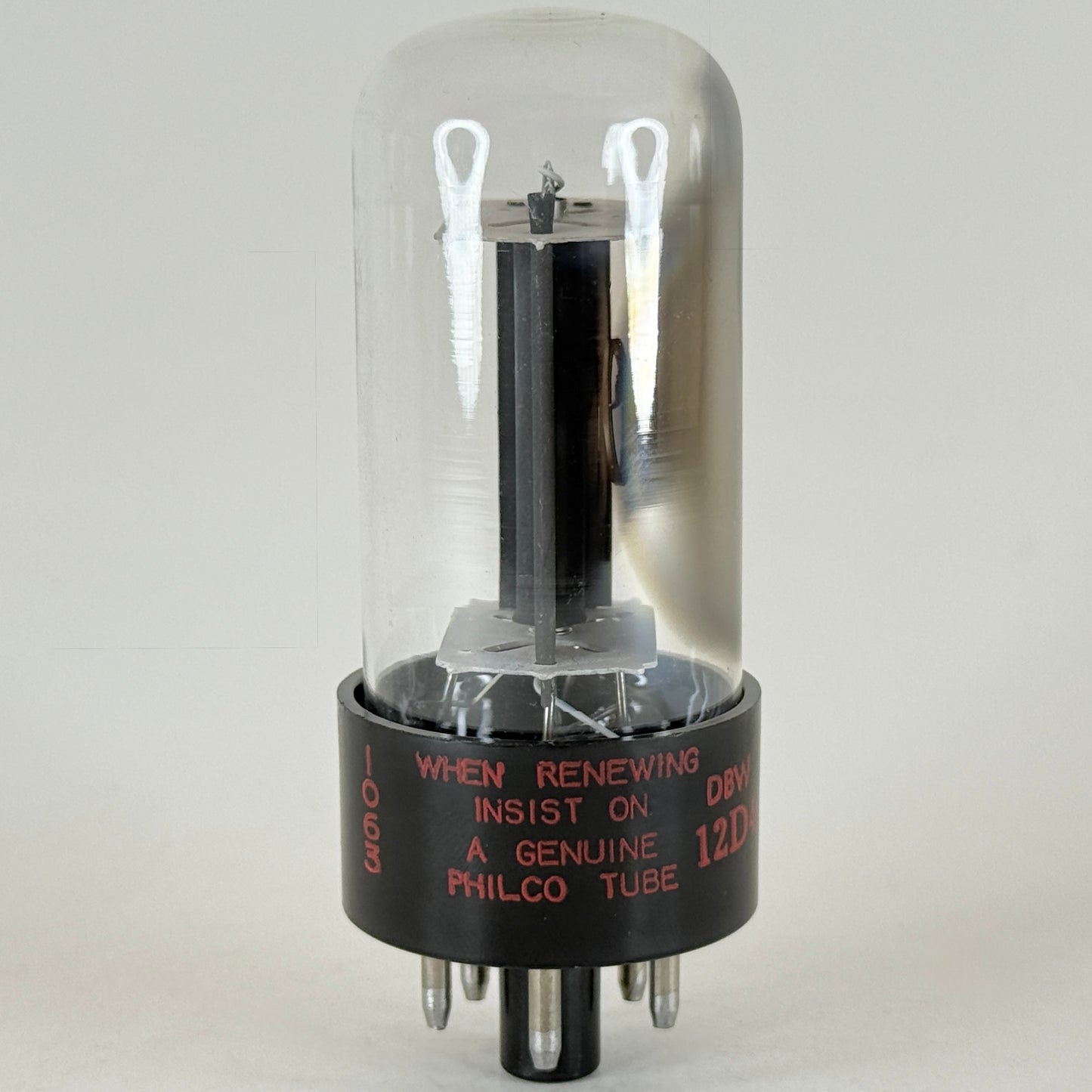 (1) Tested Philco Starlight 12D4 Tube with Box Date Code DBW Rectifier Tube (b)
