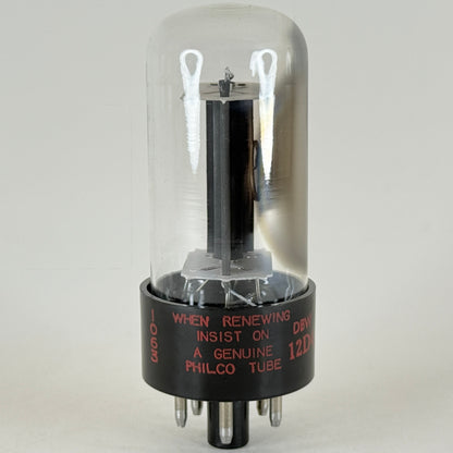 (1) Tested Philco Starlight 12D4 Tube with Box Date Code DBW Rectifier Tube (b)