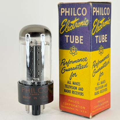(1) Tested Philco 25AX4GT Tube and Box Date Code 56-26 25AX4 GT Vacuum Tube (b)